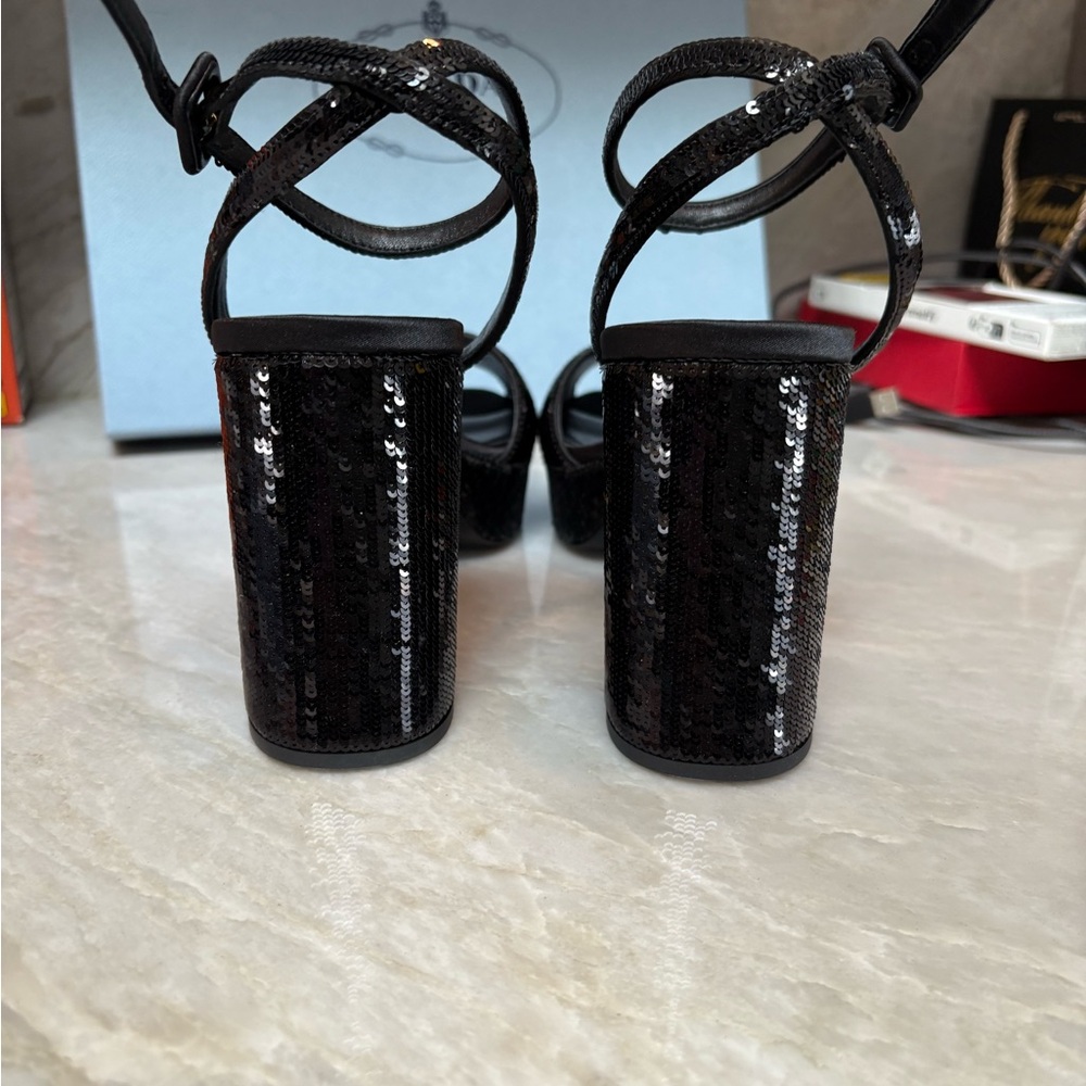 Prada sequence sz 39 new platform sandals - Picture 6 of 7